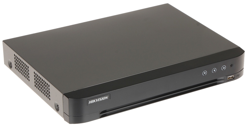 DVR 8 CANALES 8MPX LITE, CON SOPORTE DE DISCO DURO DE HASTA 4TB, COMPRESIÓN DE VIDEO H.265+, COMPATIBLE CON HIK-CONNECT, P2P, DYNDNS, TECNOLOGÍA ACUSENSE.